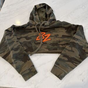 Official Bailey Zimmerman Concert Tour Hoodie Cropped Camo S